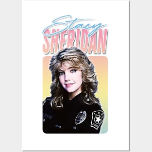 Stacy Sheridan / TJ Hooker - 80s TV Retro Design Posters and Art